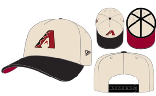 Arizona Diamondbacks 10th Anniversary Off White/Black 9Fifty A Frame Snapback Hat