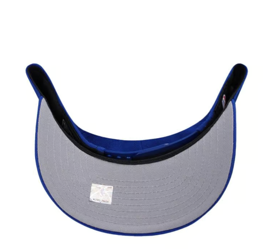 New York Knicks 9Fifty A Frame Snapback Hat (Grey Brim)