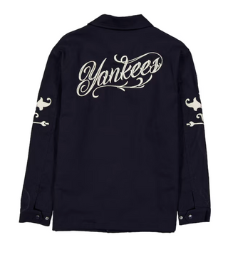New Era New York Yankees Coach Jacket (Navy Blue)