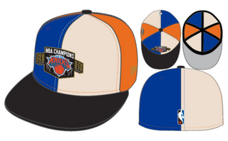 PRE-ORDER Capsule Exclusive New York Knicks Pinwheel 2025-2026 NBA Champs Metallic (Grey Brim)