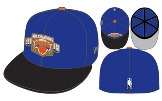 PRE-ORDER Capsule Exclusive New York Knicks Blue/Black 2025-2026 NBA Champs Metallic (Grey Brim)