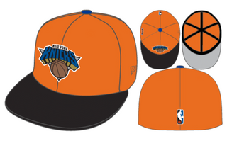 PRE-ORDER Capsule Exclusive New York Knicks Orange/Black 3x NBA Champs Metallic (Grey Brim)