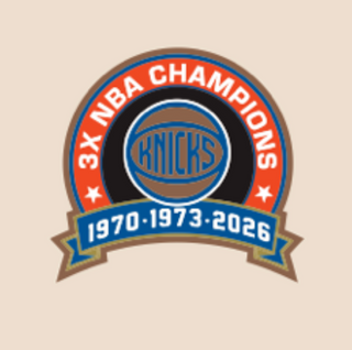 PRE-ORDER Capsule Exclusive New York Knicks Off White/Black Flames 3x NBA Champs Metallic (Grey Brim)