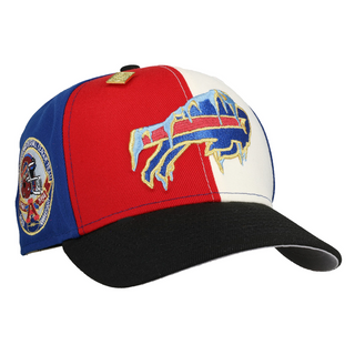 Buffalo Bills Silver Anniversary Metallic Pinwheel 59Fifty Fitted Hat