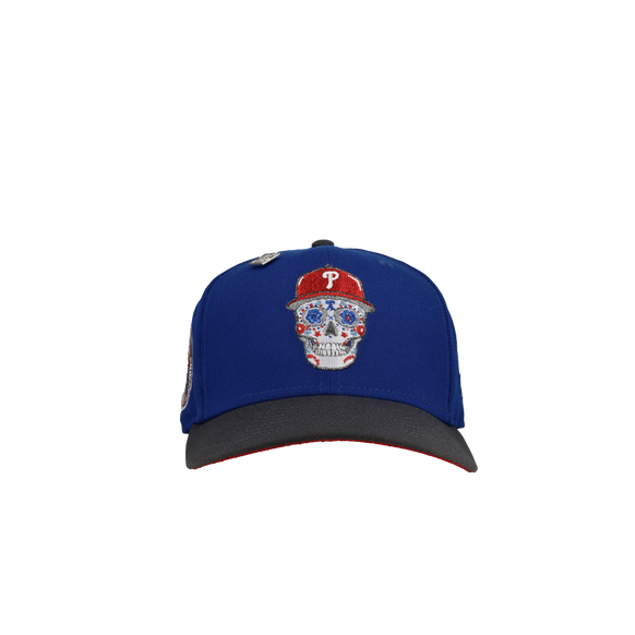 Philadelphia Phillies 1980 WS Champs Skull Metallic 59Fifty Fitted Hat