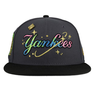 New York Yankees 2000 Subway Series Celestial "Moonwalker" Metallic Graphite 59Fifty Fitted Hat, side view