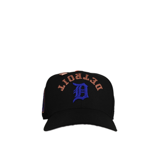 Detroit Tigers World Series Black Chainstitch Copper Metallic 59Fifty Fitted Hat