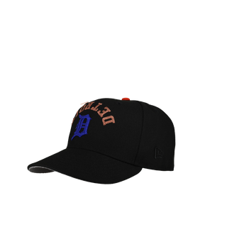 Detroit Tigers World Series Black Chainstitch Copper Metallic 59Fifty Fitted Hat