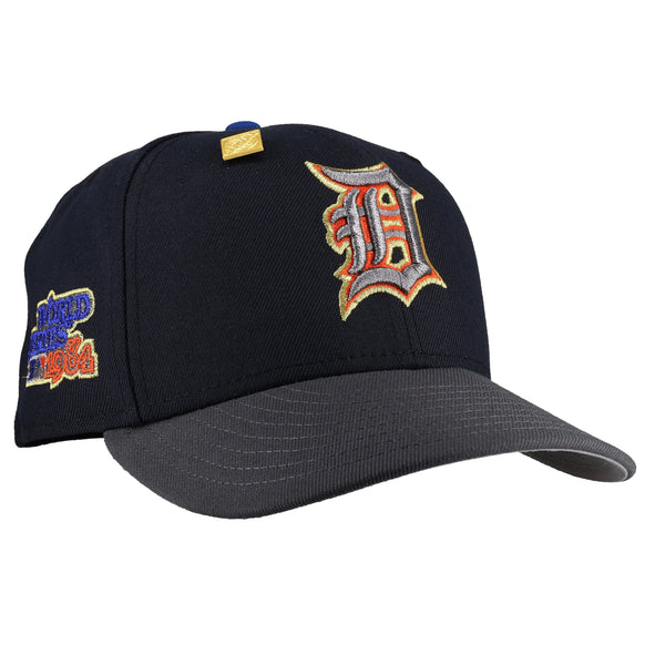 Detroit Tigers 1984 World Series Navy/Graphite Metallic 59Fifty Fitted Hat
