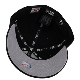 Detroit Tigers 1935 World Series Black Chrome 59Fifty Fitted Hat