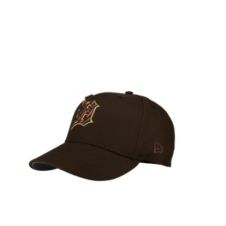 Detroit Tigers 1984 World Series Walnut Tiger Stripe Metallic 59Fifty Fitted Hat