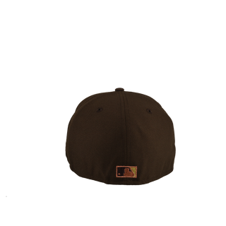 Detroit Tigers 1984 World Series Walnut Tiger Stripe Metallic 59Fifty Fitted Hat