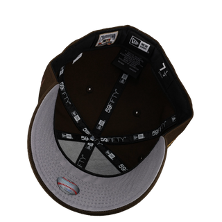 Detroit Tigers 1984 World Series Walnut Tiger Stripe Metallic 59Fifty Fitted Hat