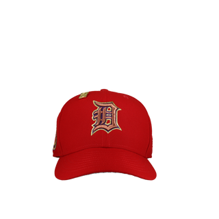 Detroit Tigers Red Copper/Gold Metallic World Series 59Fifty Fitted Hat