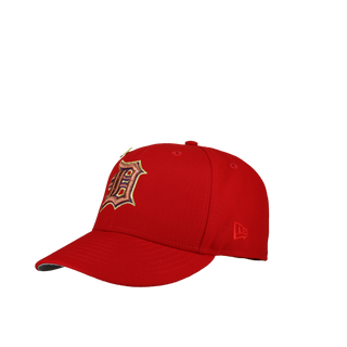 Detroit Tigers Red Copper/Gold Metallic World Series 59Fifty Fitted Hat