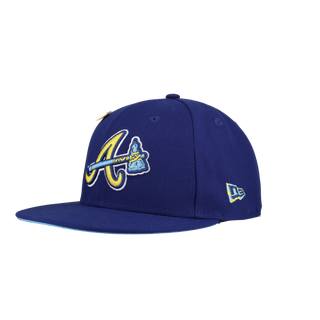 Atlanta Braves Royal Ice Collection 30th Season 59Fifty Fitted Hat