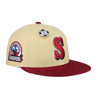 Seattle Mariners Vegas Gold 2.0 Collection 30th Anniversary Fitted Hat