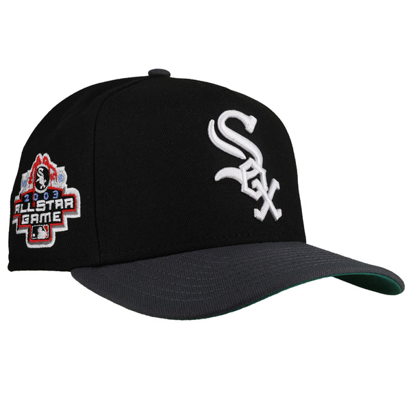 White Sox 2003 Black White Fitted Hat | CapsuleHats