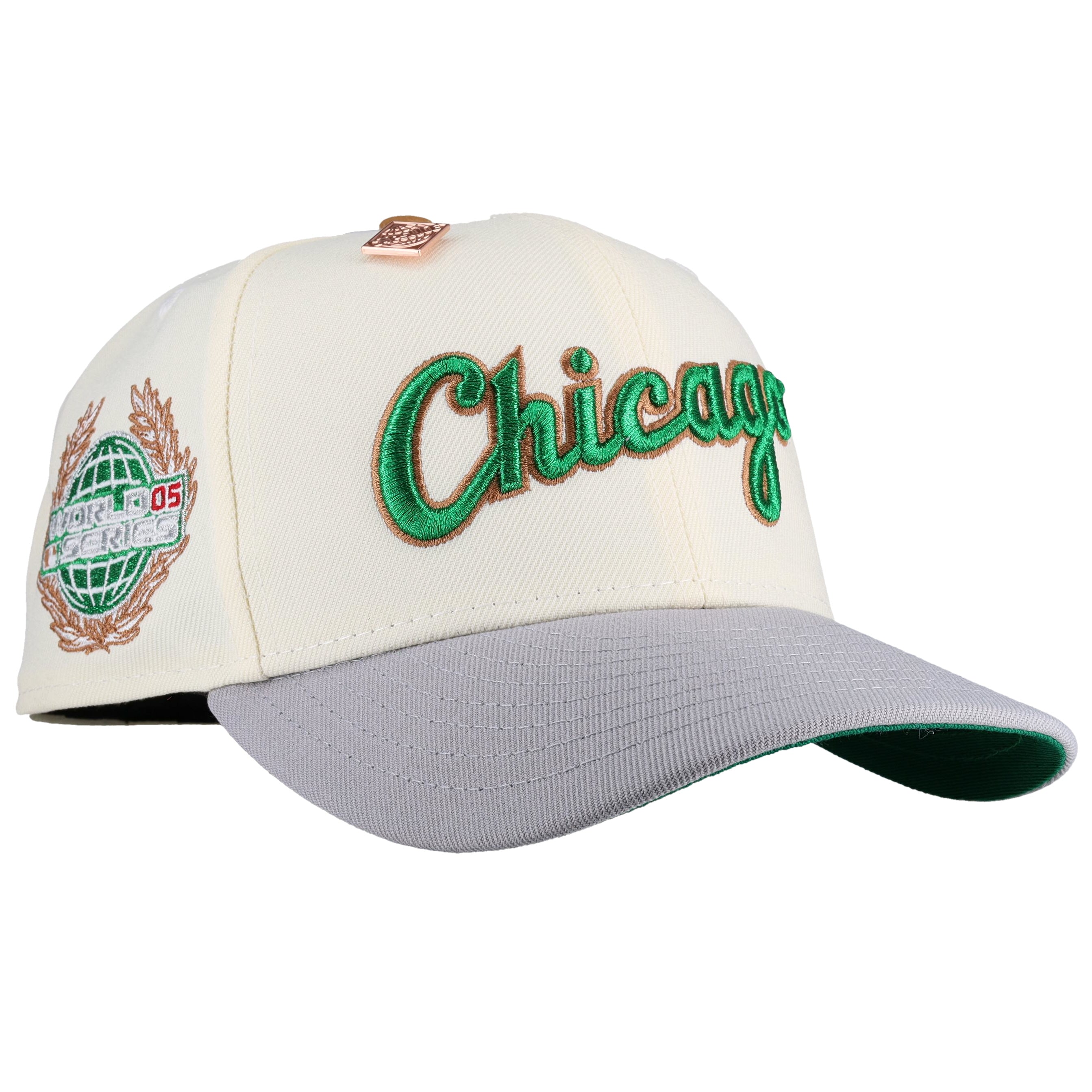 Chicago White Sox 2005 World Series Chrome Metallic Metallic 59Fifty Fitted Hat
