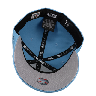Chicago White Sox 2003 All Star Game Light Blue Metallic 59Fifty Fitted Hat, undervisor detail