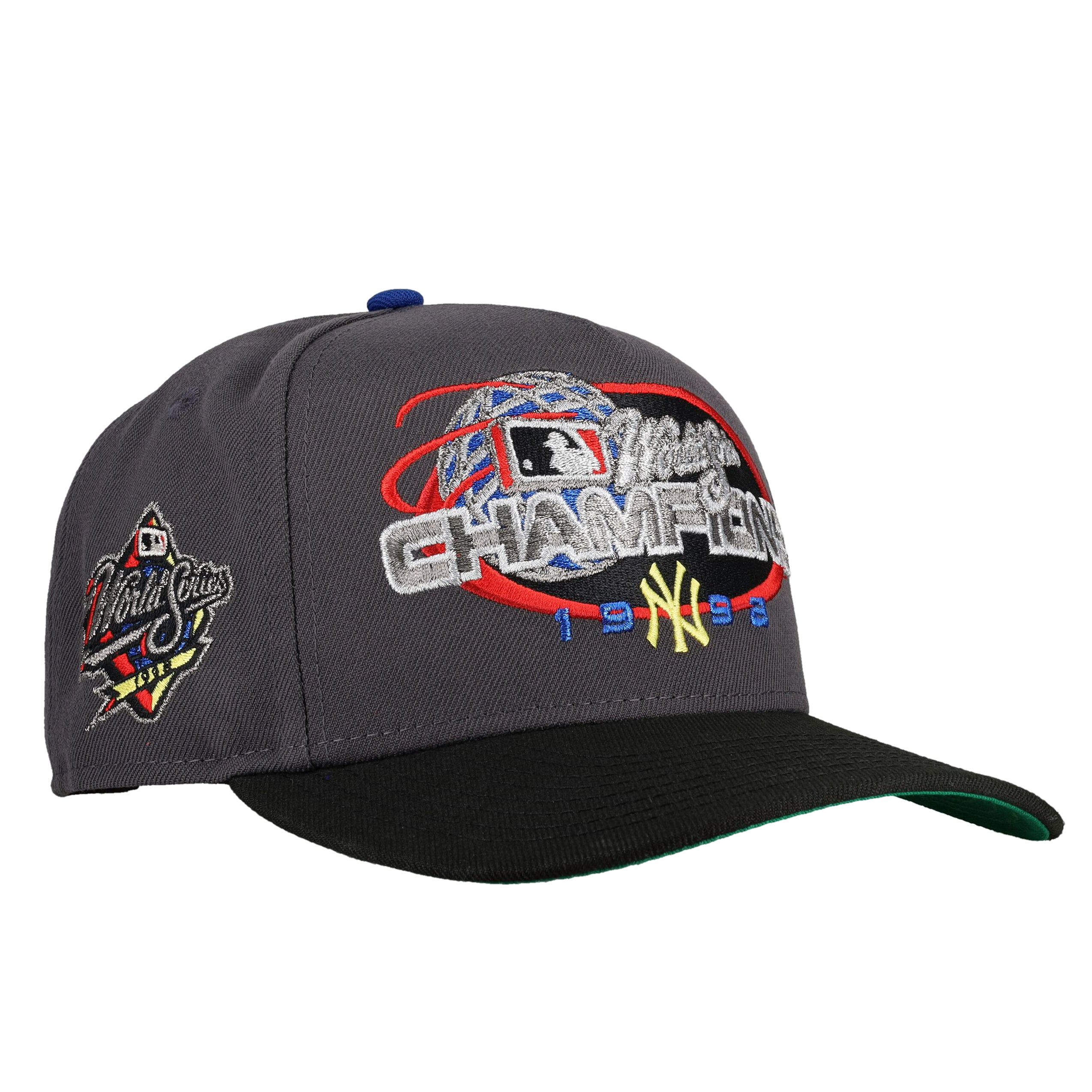 New York Yankees 1998 Champs New Era 9Fifty A Frame Snapback Hat (Graphite)