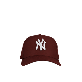 New York Yankees Fashion Pro Pinch Snapback Hat (Dark Purple)