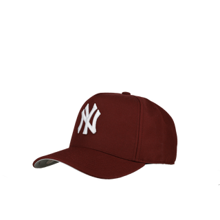 New York Yankees Fashion Pro Pinch Snapback Hat (Dark Purple)