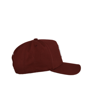 New York Yankees Fashion Pro Pinch Snapback Hat (Dark Purple)