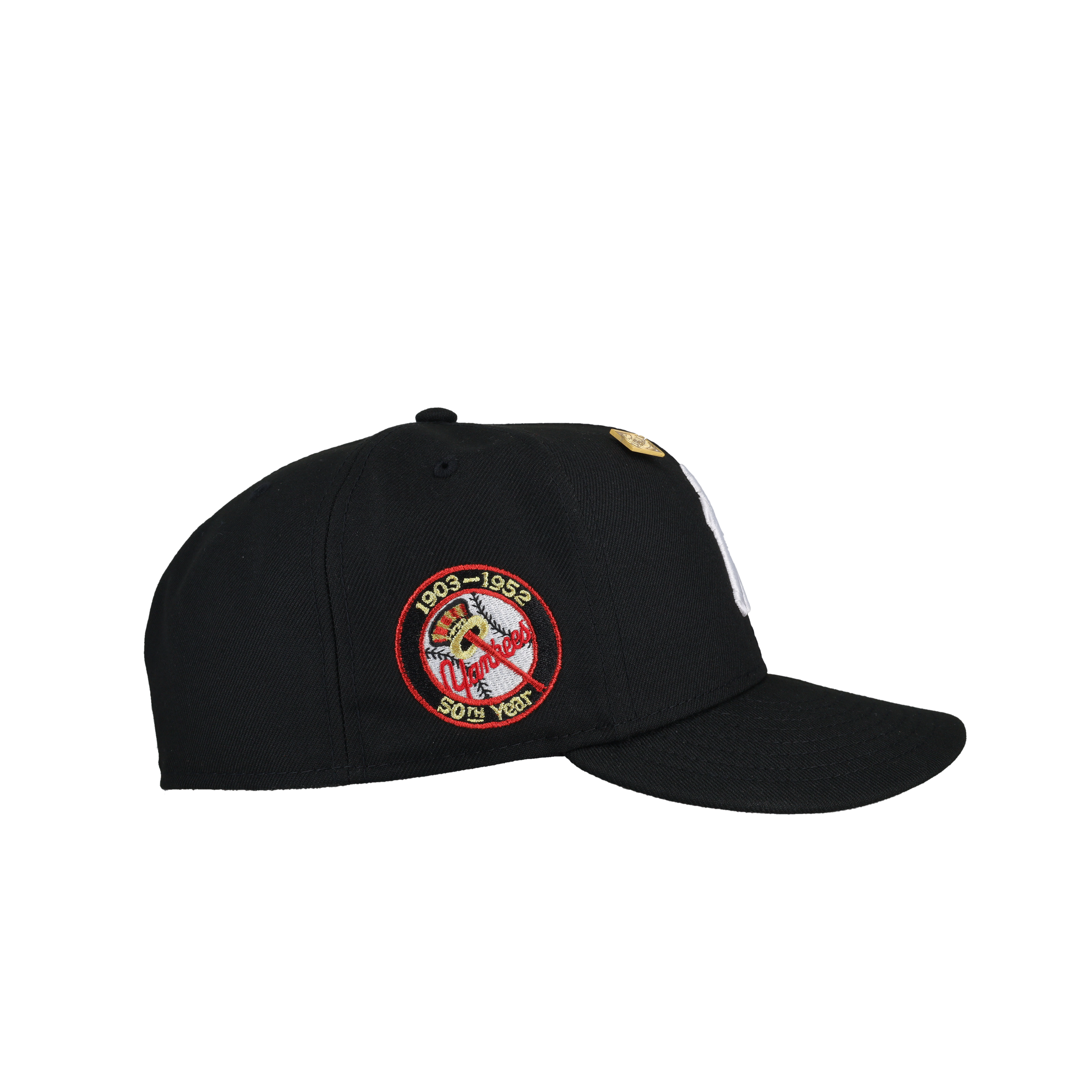New York Yankees 50th Year Black / Red Metallic 59Fifty Fitted Hat