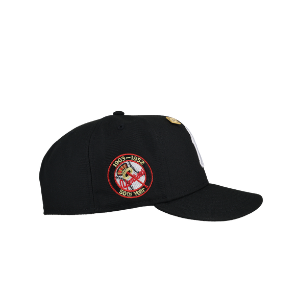 New York Yankees 50th Year Black / Red Metallic 59Fifty Fitted Hat