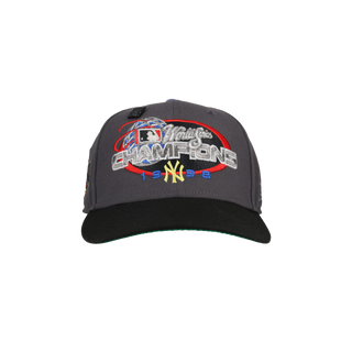 New York Yankees 1998 Champs Graphite 59Fifty Fitted Hat (RESTOCK)