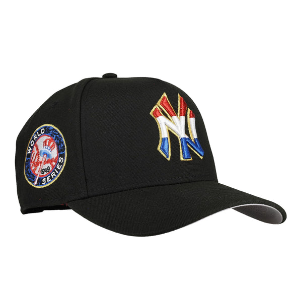 New York Yankees 1949 WS New Era 9Fifty A Frame Snapback Hat (Black)