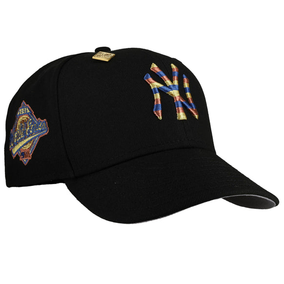 New York Yankees 1996 World Series Black Gold/Copper Metallic 59Fifty Fitted Hat