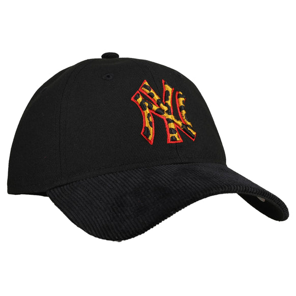 New York Yankees Premium New Era 9Twenty Black/Leopard Adjustable Hat