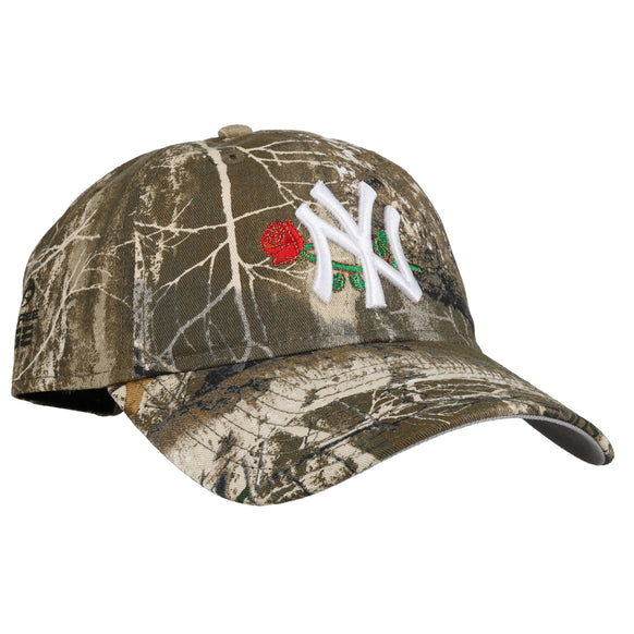 New York Yankees Premium New Era 9Twenty Realtree Camo Rose Adjustable Hat