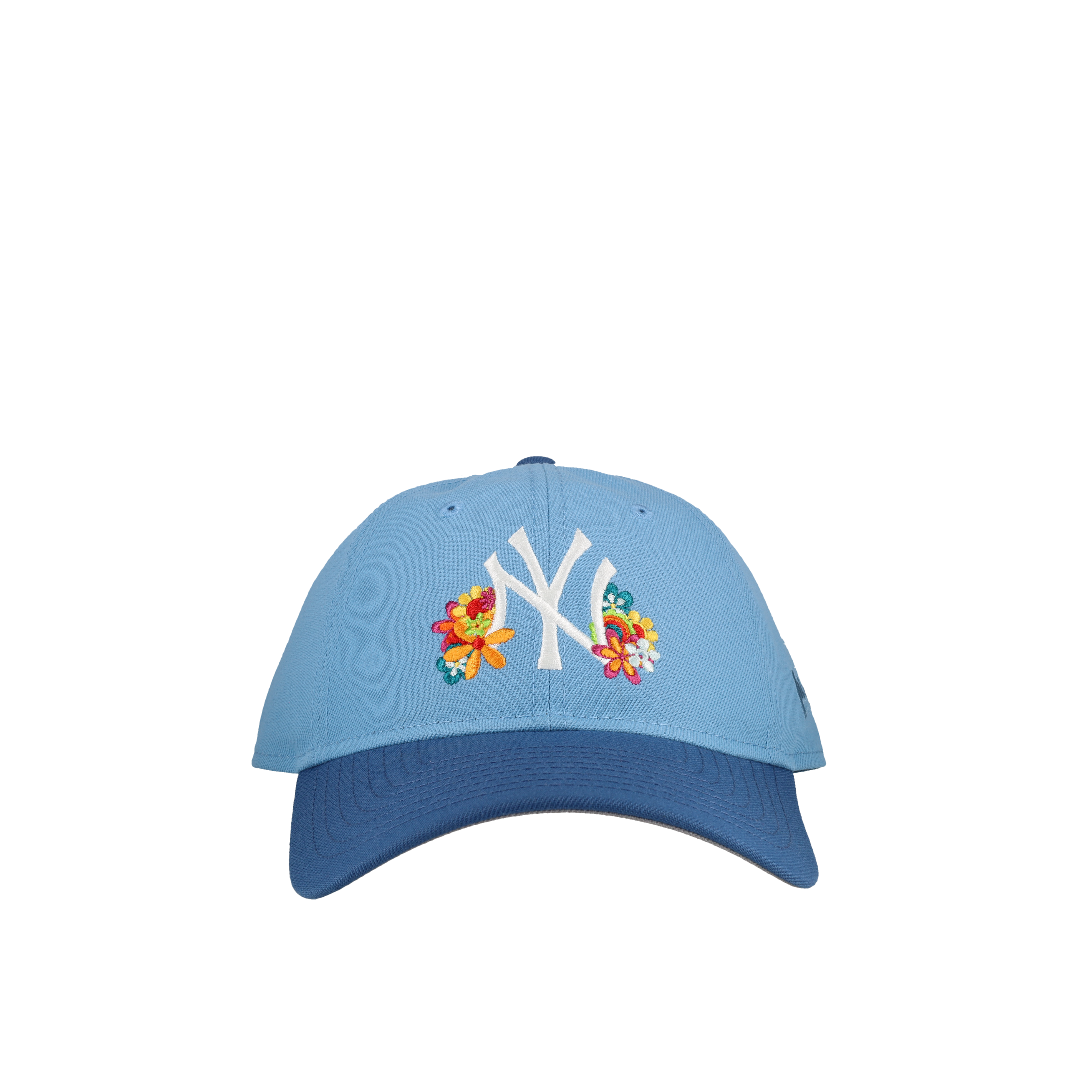 New York Yankees Premium New Era 9Twenty Sky Blue/Indigo Flowers