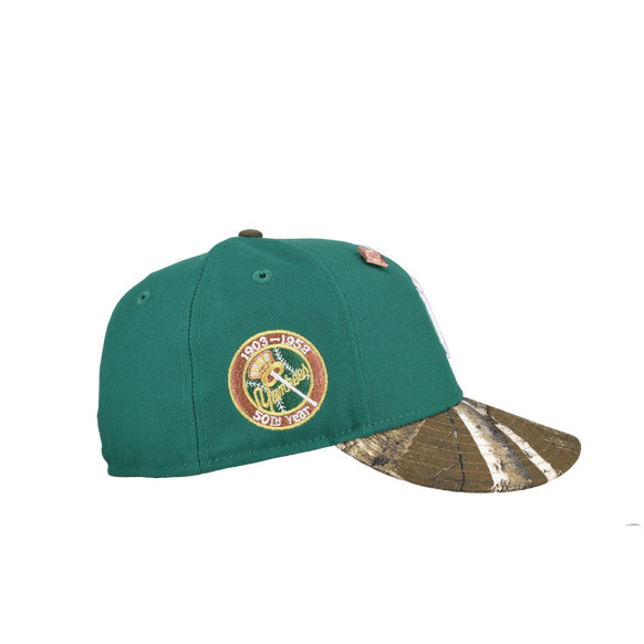 New York Yankees 50th Year Green Camo Specialty Box 59Fifty Fitted Hat