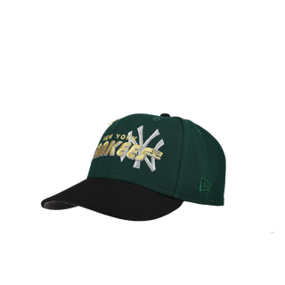 New York Yankees 1999 World Series Green Gold Script Metallic 59Fifty Fitted Hat