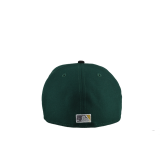 New York Yankees 1999 World Series Green Gold Script Metallic 59Fifty Fitted Hat