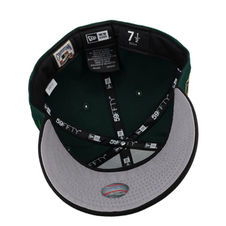 New York Yankees 1999 World Series Green Gold Script Metallic 59Fifty Fitted Hat