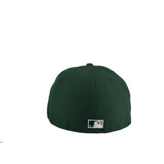 New York Yankees 50 Years Pine Green "Earth Tone" Metallic 59Fifty Fitted Hat