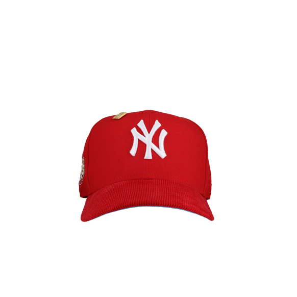 New York Yankees 2009 World Series Red/Corduroy Metallic 59Fifty Fitted Hat