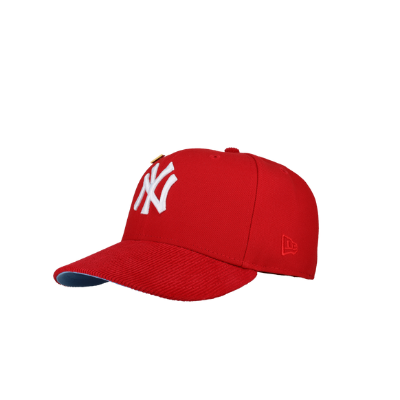 New York Yankees 2009 World Series Red/Corduroy Metallic 59Fifty Fitted Hat