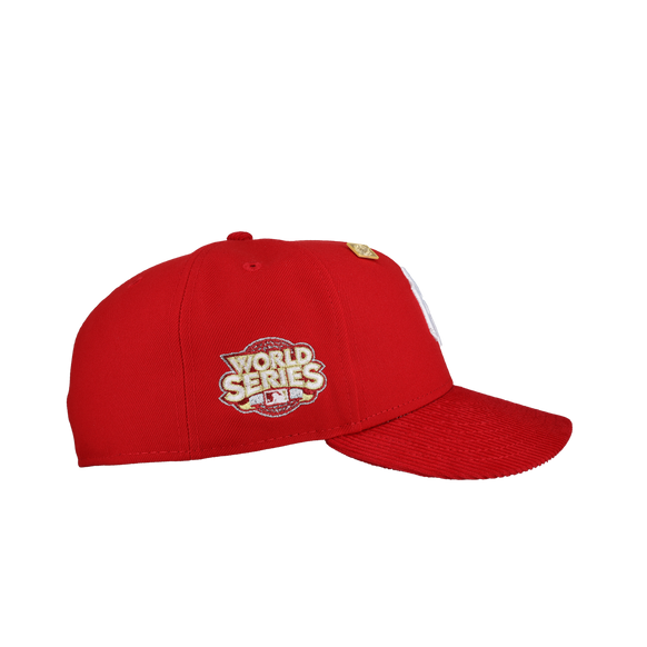 New York Yankees 2009 World Series Red/Corduroy Metallic 59Fifty Fitted Hat