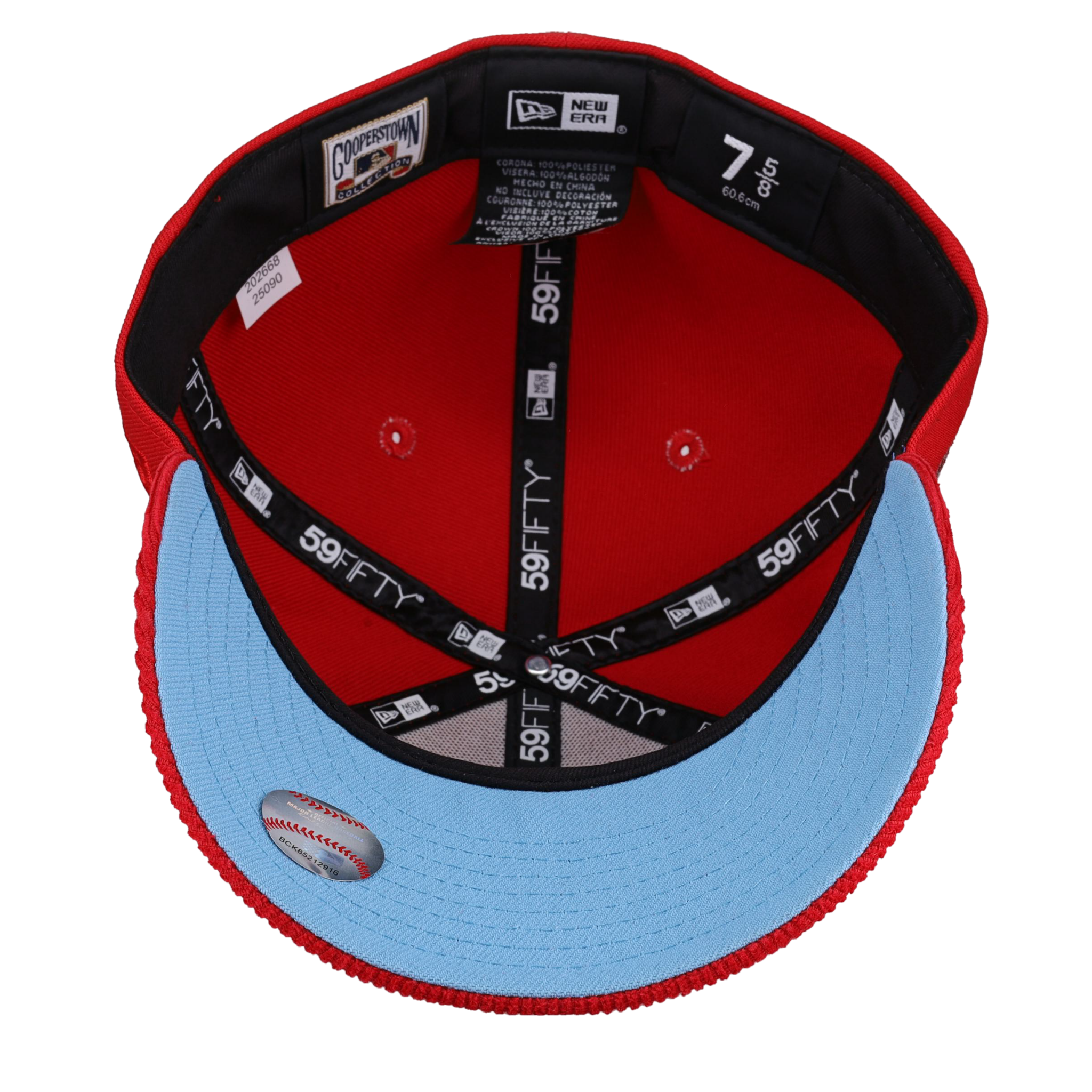 New York Yankees 2009 World Series Red/Corduroy Metallic 59Fifty Fitted Hat