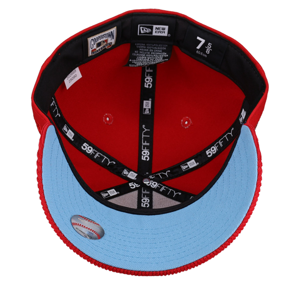 New York Yankees 2009 World Series Red/Corduroy Metallic 59Fifty Fitted Hat