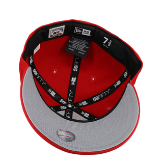 New York Yankees 1999 World Series Red Tie Dye Metallic 59Fifty Fitted Hat