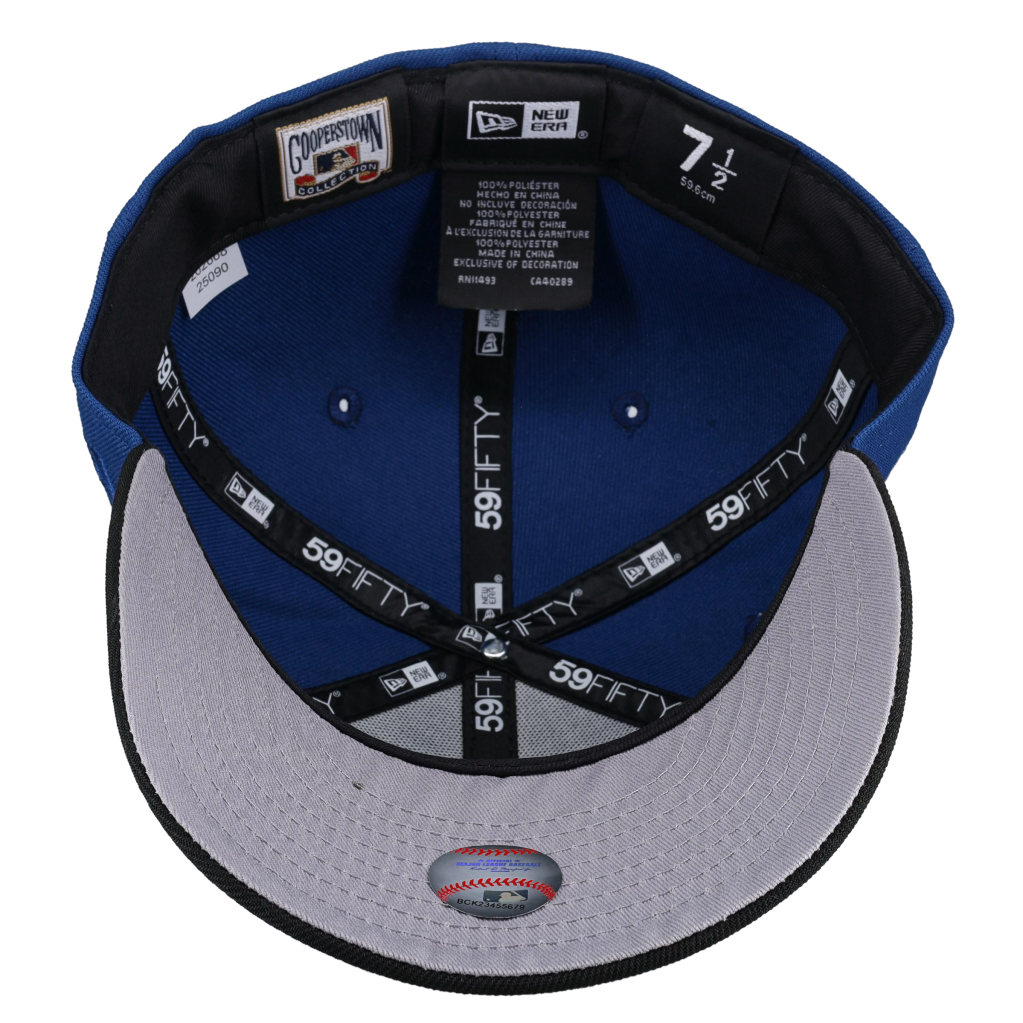 New York Yankees Trippy 1952 World Series Blue Metallic 59Fifty Fitted Hat