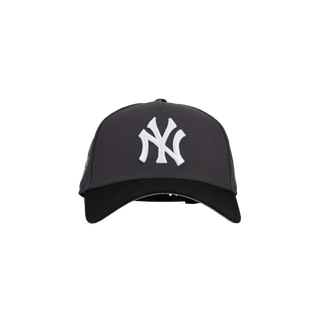 New York Yankees 9Forty A Frame Snapback Hat (Graphite/Black)