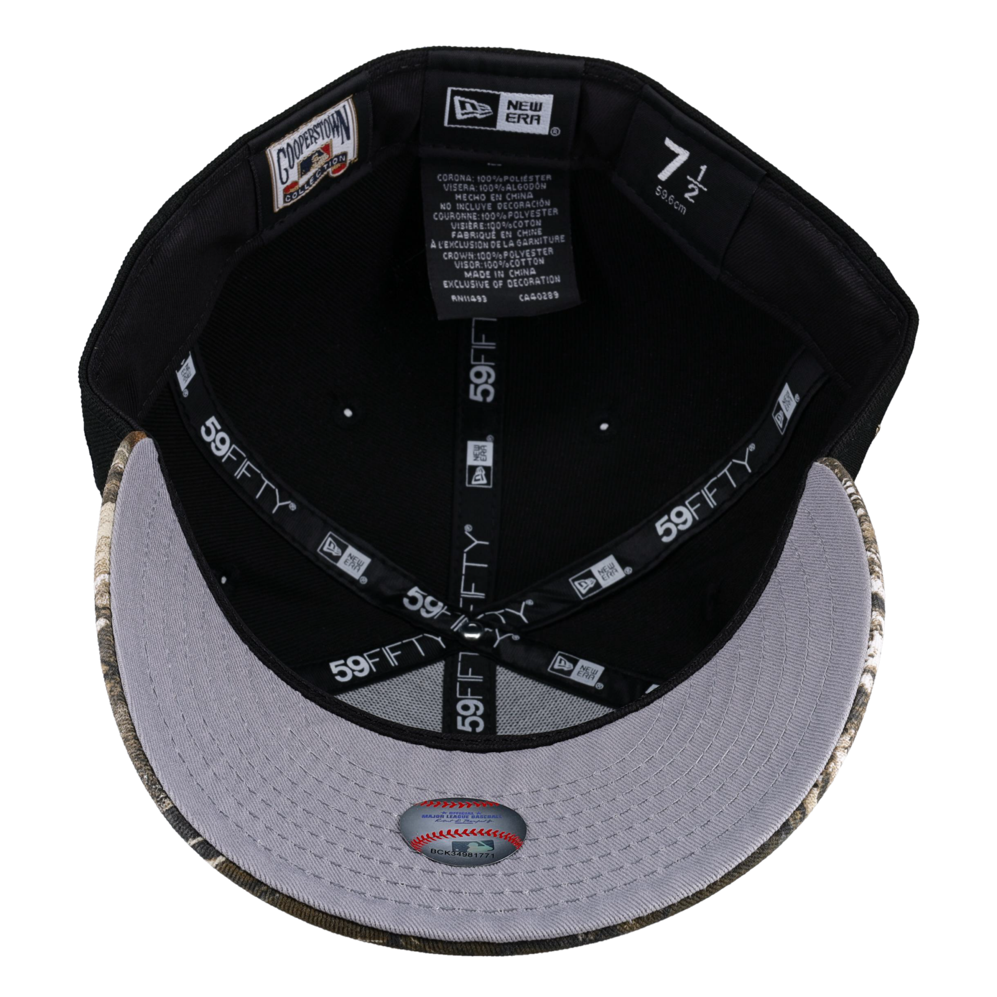 New York Yankees 1999 World Series Realtree Metallic 59Fifty Fitted Hat